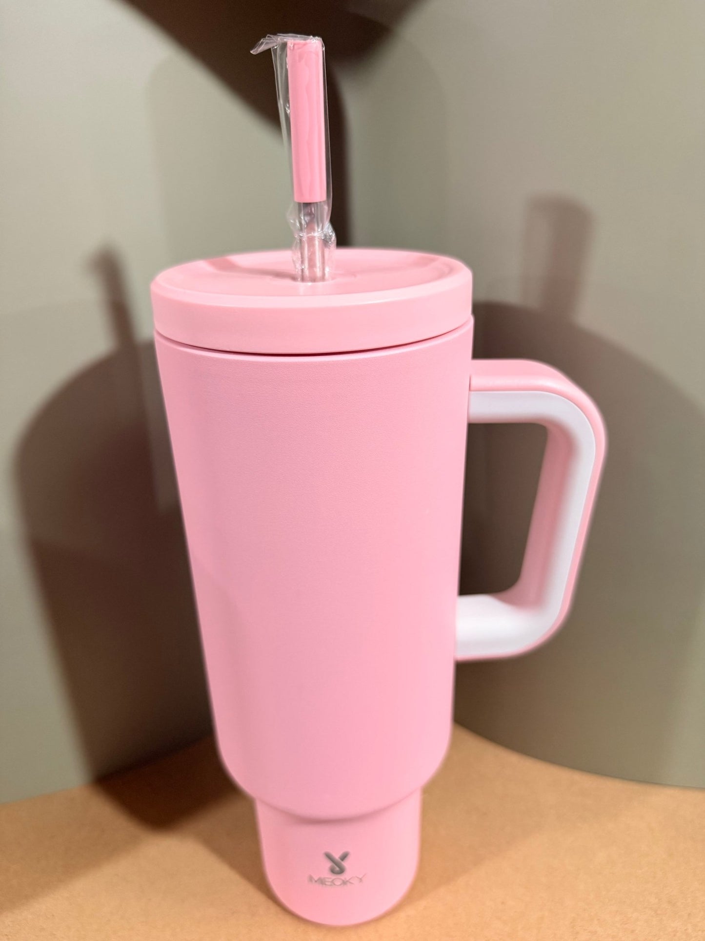 MEOKY 50oz Tumbler (Removable straw with side handle) – custom engraved gift by Kiwi Creations