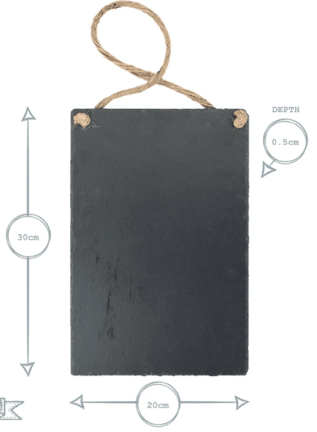 Hanging Board (20x30cm) – custom engraved gift by Kiwi Creations