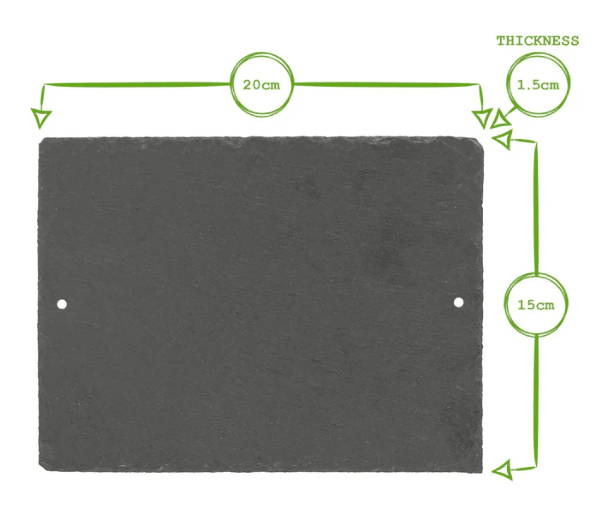 Rectangle With Fittings (20x15cm) – custom engraved gift by Kiwi Creations