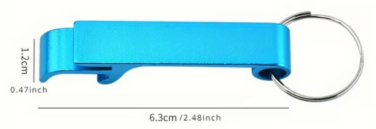 Personalised Aluminium Bottle Opener – custom engraved gift by Kiwi Creations