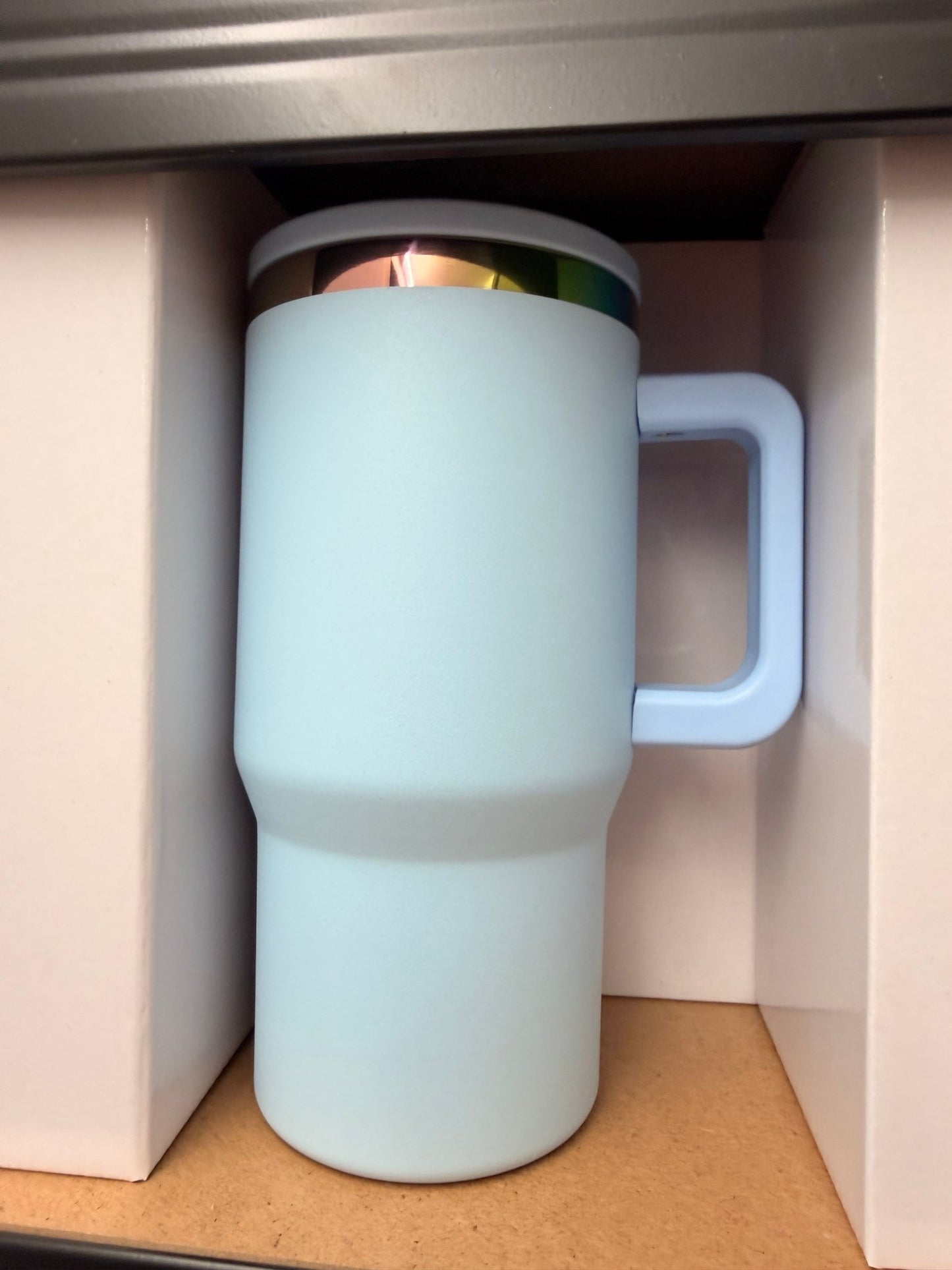 Kids 20oz Iridescent/Rainbow Tumblers with Flip Straw and side handle – custom engraved gift by Kiwi Creations