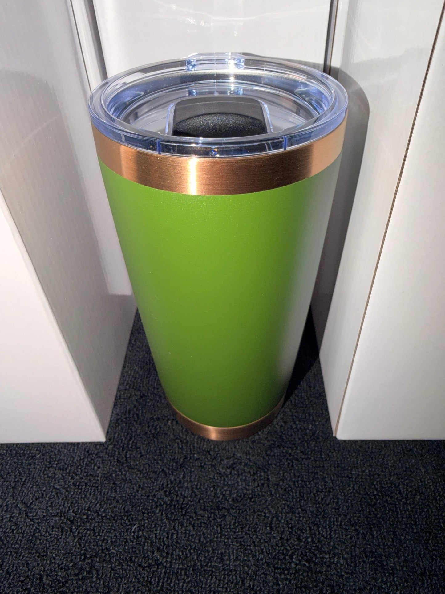 20oz Gold Coffee Tumbler (Magnetic Lid) – custom engraved gift by Kiwi Creations