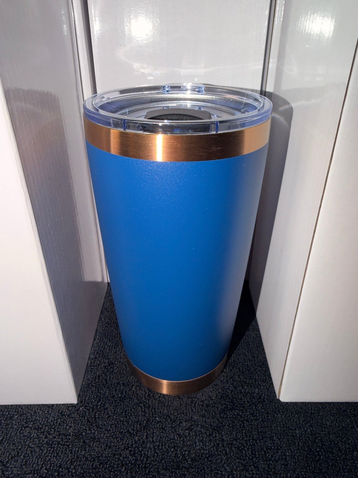 20oz Gold Coffee Tumbler (Magnetic Lid) – custom engraved gift by Kiwi Creations