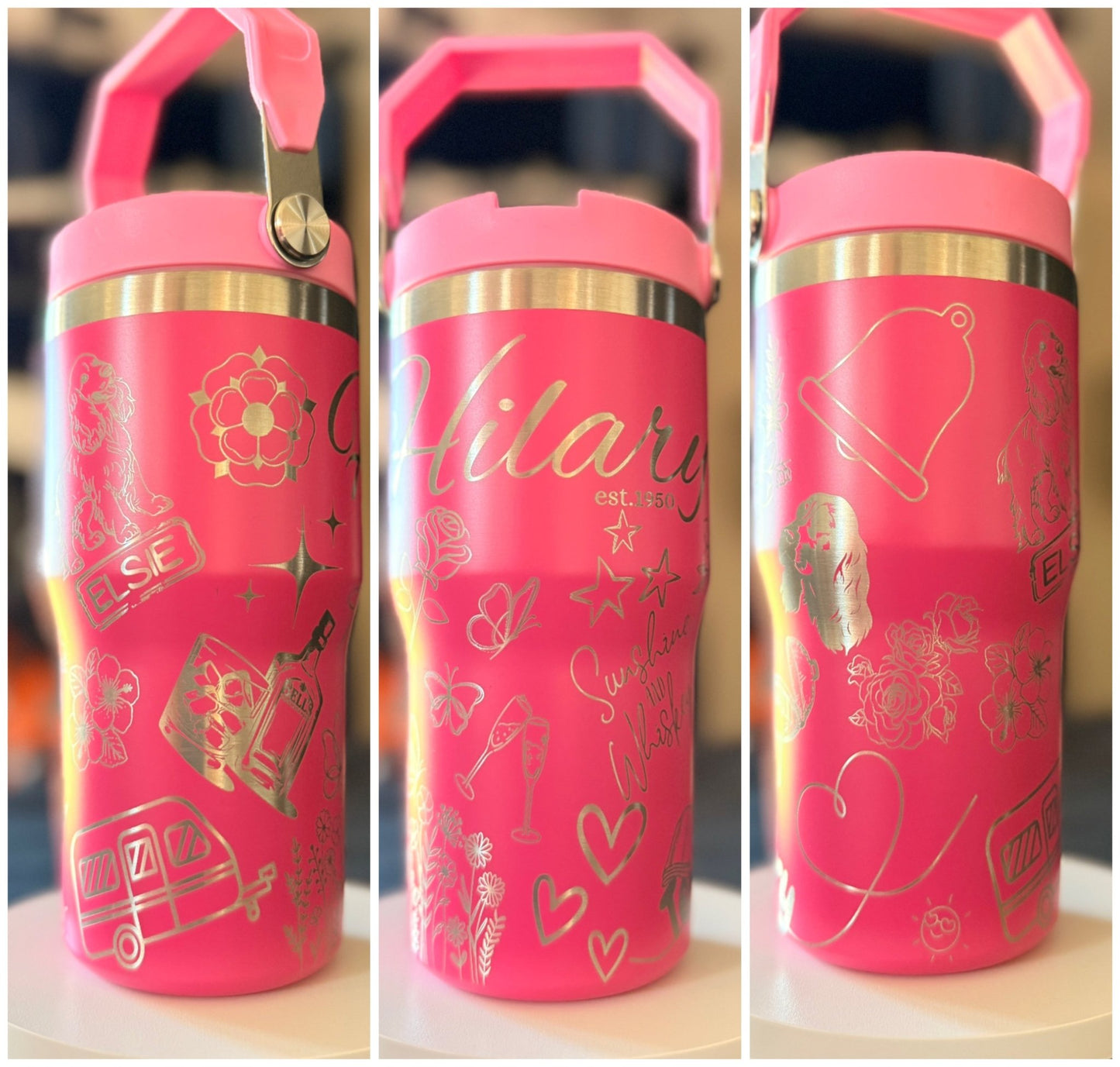 Kids 550ml Tumbler – custom engraved gift by Kiwi Creations