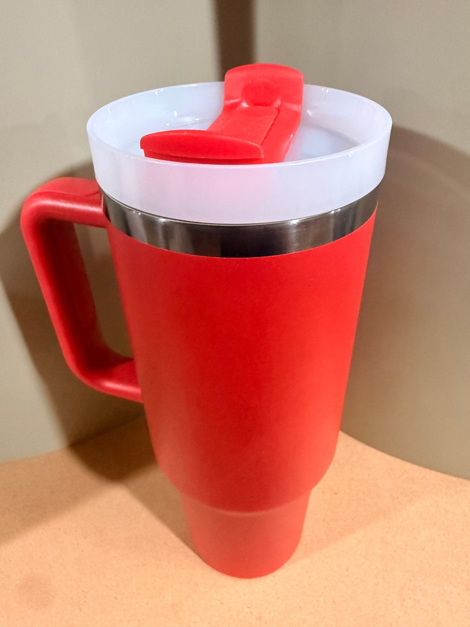 40oz (1200ml) Stainless Steel (Removable straw with side handle) Core – custom engraved gift by Kiwi Creations
