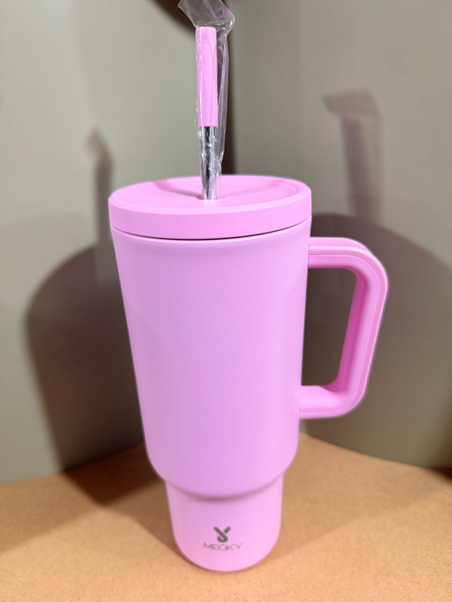 MEOKY 40oz (Removable straw with side handle) – custom engraved gift by Kiwi Creations