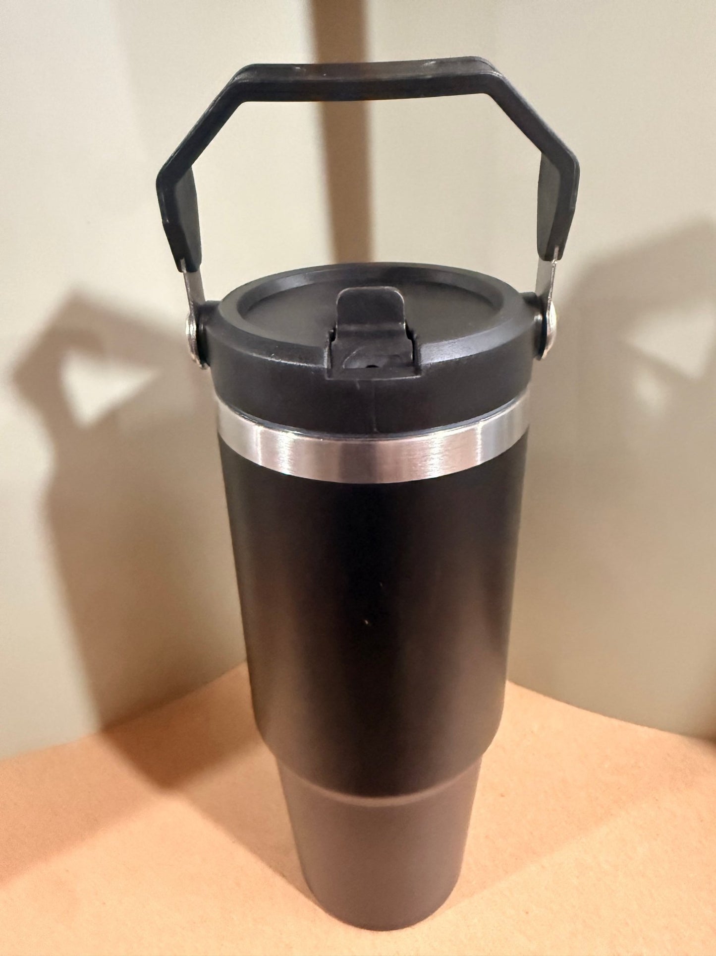 30oz (900ml) Nitro Stainless Steel Tumbler (Flip straw with handle on top) – custom engraved gift by Kiwi Creations