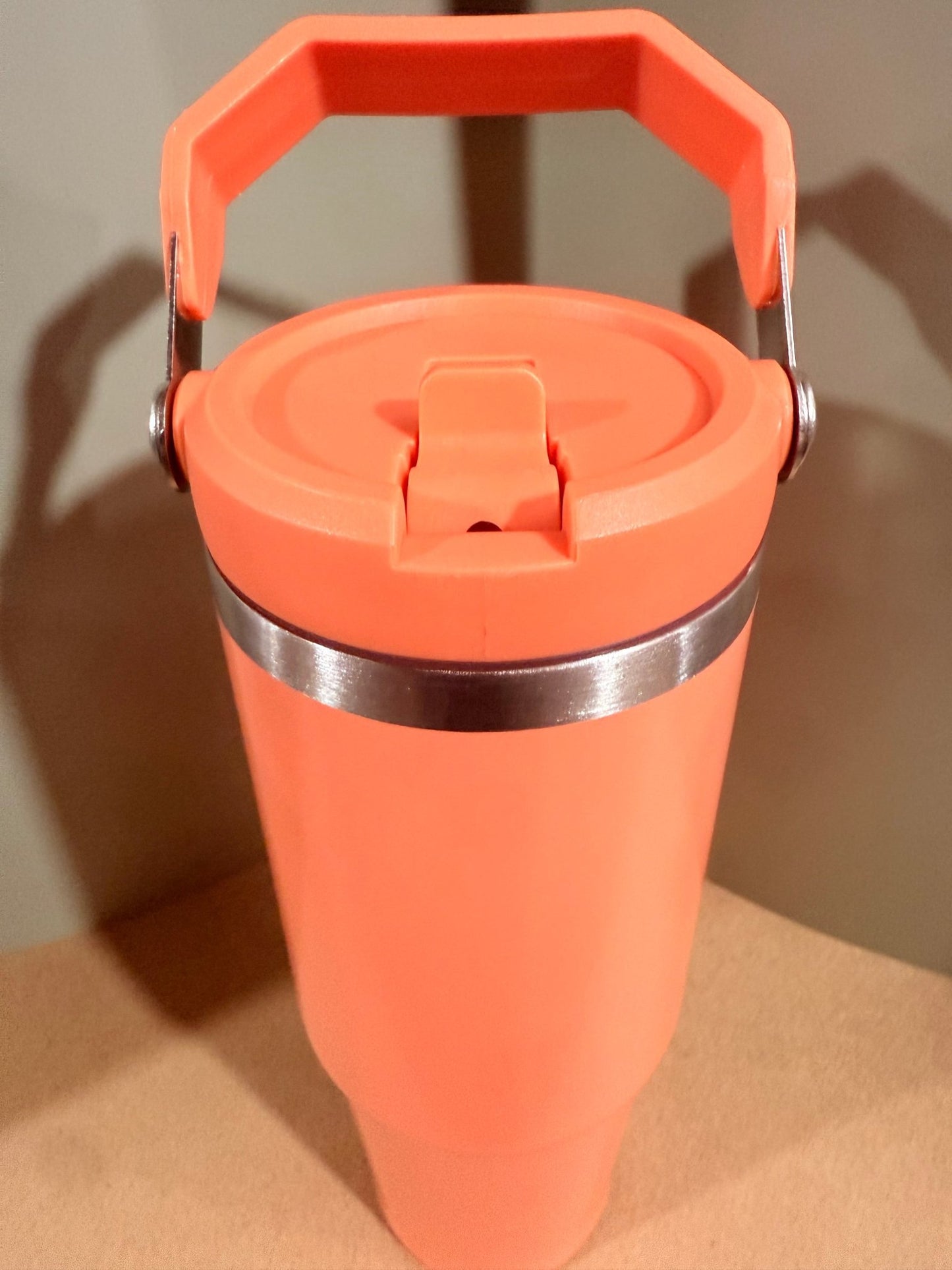30oz (900ml) Nitro Stainless Steel Tumbler (Flip straw with handle on top) – custom engraved gift by Kiwi Creations