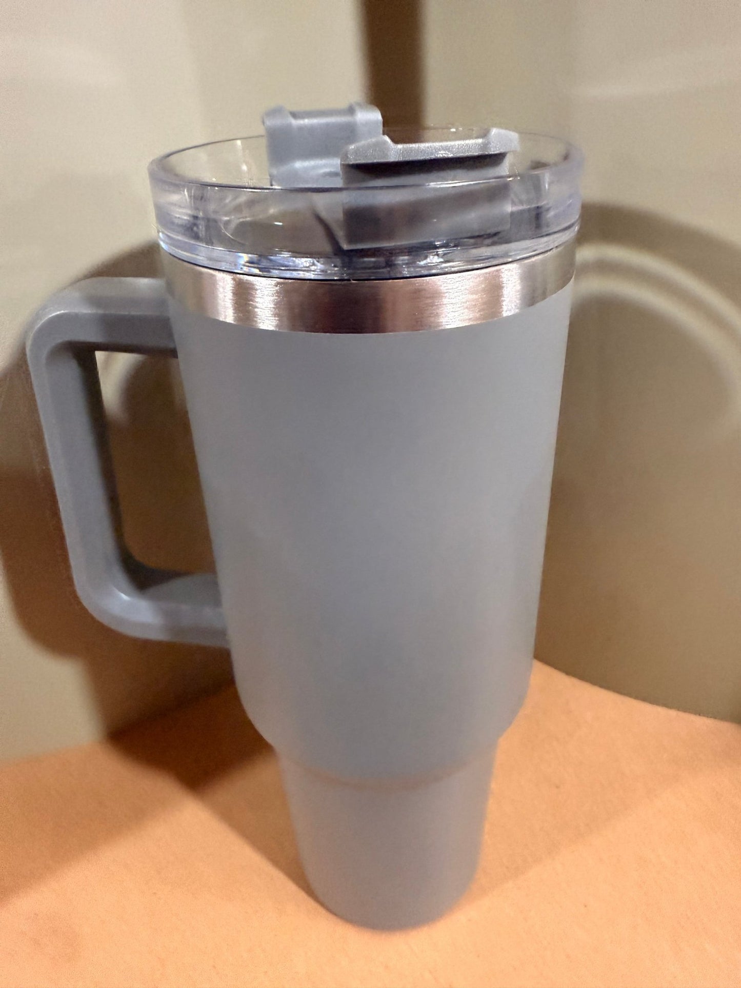 40oz (1200ml) Stainless Steel Nitro (Removable straw with side handle) – custom engraved gift by Kiwi Creations