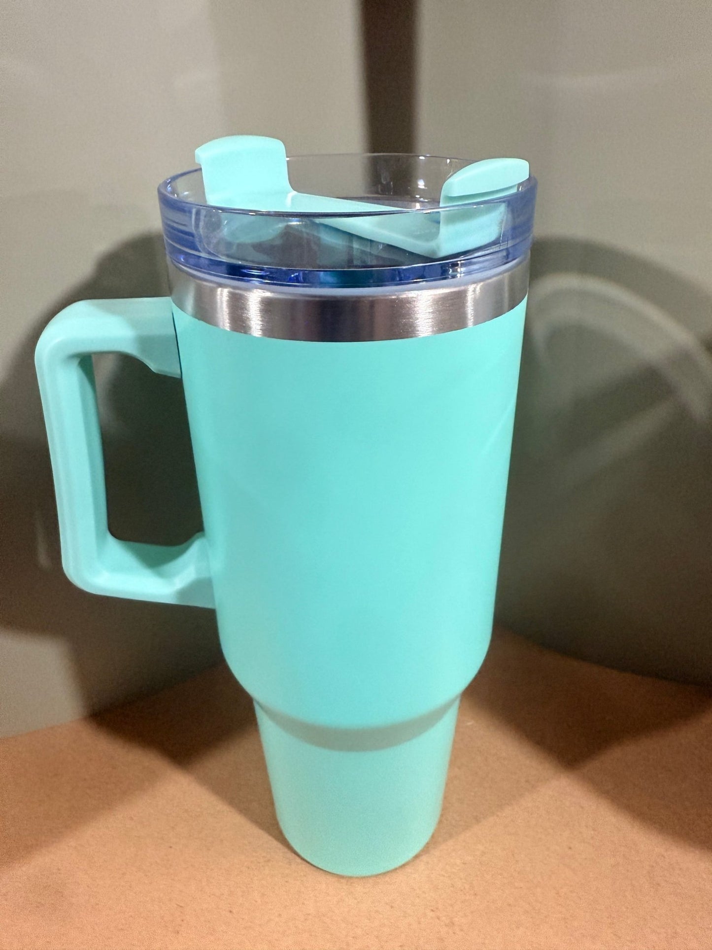 40oz (1200ml) Stainless Steel Nitro (Removable straw with side handle) – custom engraved gift by Kiwi Creations