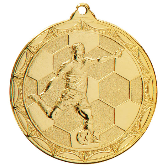 Impulse Football Medal – custom engraved gift by Kiwi Creations