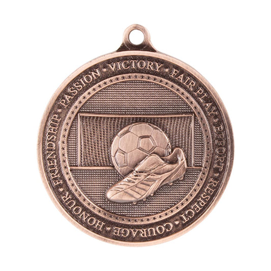 Olympia Football Medal – custom engraved gift by Kiwi Creations