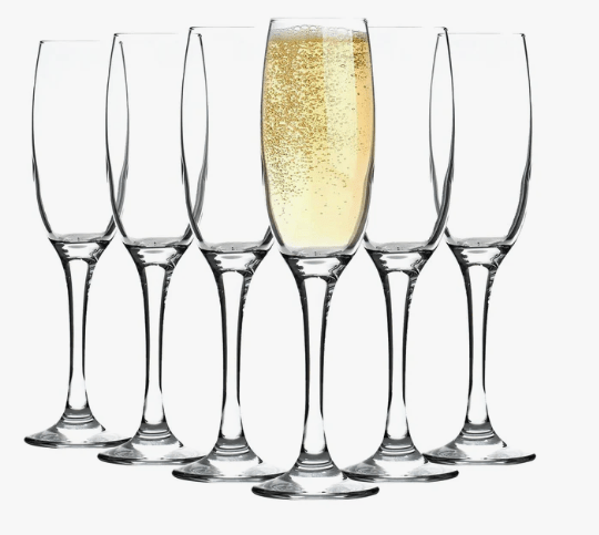 Champagne Flutes – custom engraved gift by Kiwi Creations