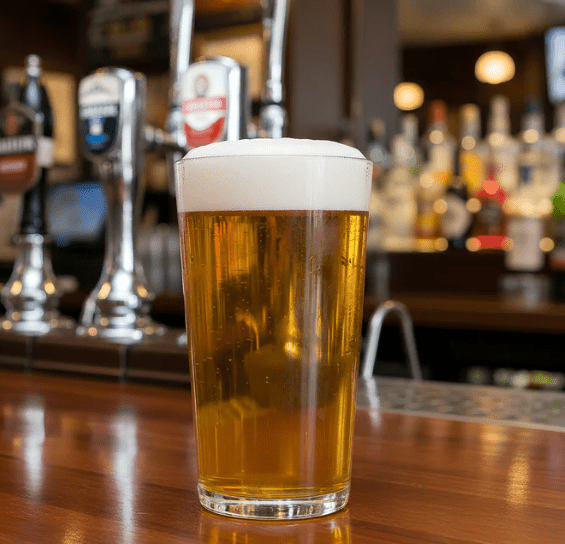 Pint Straight Glass (20oz) – custom engraved gift by Kiwi Creations