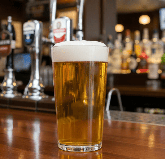 Pint Straight Glass (20oz) – custom engraved gift by Kiwi Creations