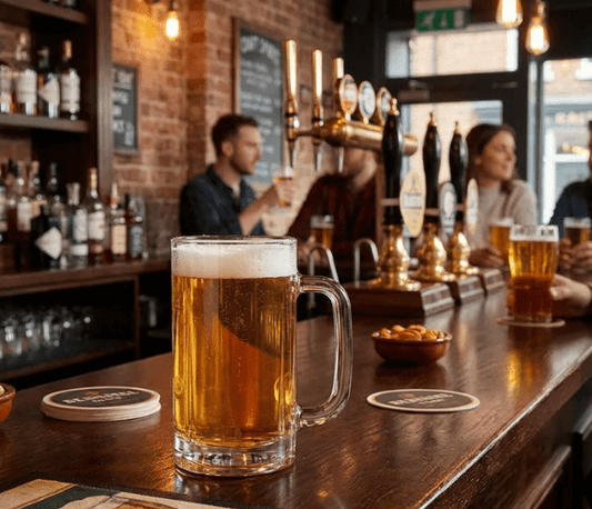 Pint Glass Tankard (Handle) – custom engraved gift by Kiwi Creations