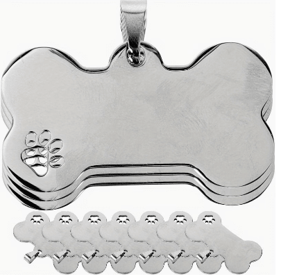 Dog Tag (Custom Engraved - Stainless Steel) – custom engraved gift by Kiwi Creations