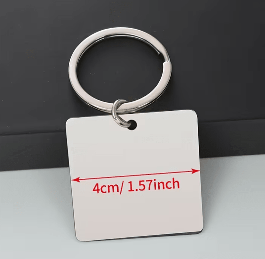 Key Ring SS – custom engraved gift by Kiwi Creations