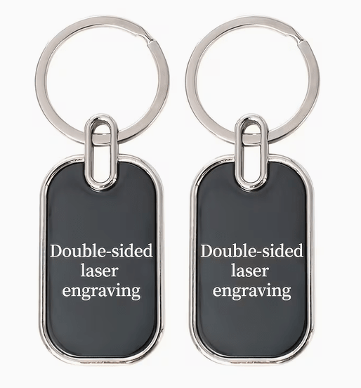 Key Ring SS – custom engraved gift by Kiwi Creations