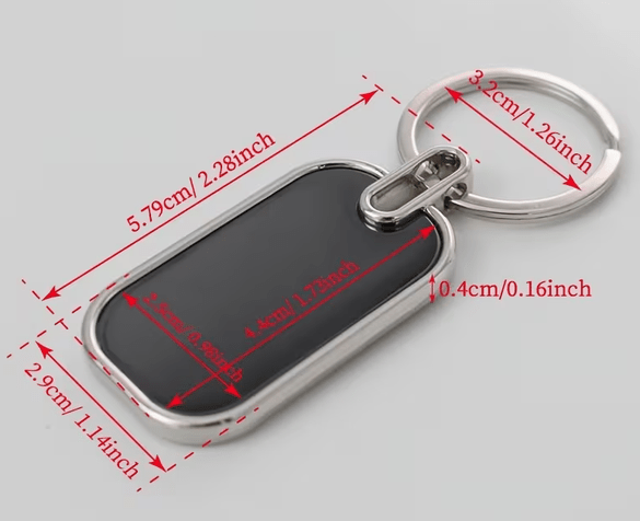 Key Ring SS – custom engraved gift by Kiwi Creations
