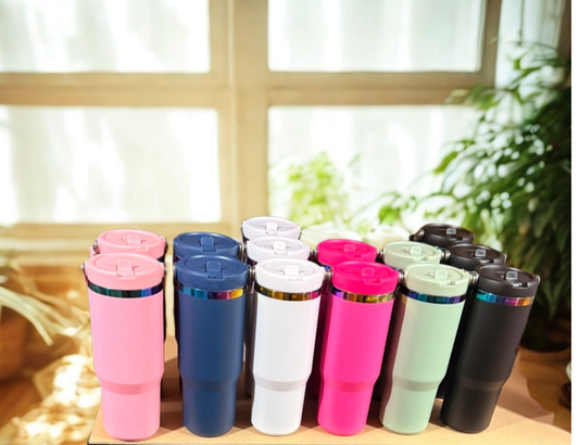 30oz Iridescent/Rainbow Tumblers – custom engraved gift by Kiwi Creations