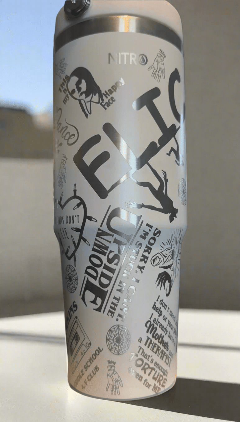 28oz Personalised Laser Engraved Tumbler – custom engraved gift by Kiwi Creations