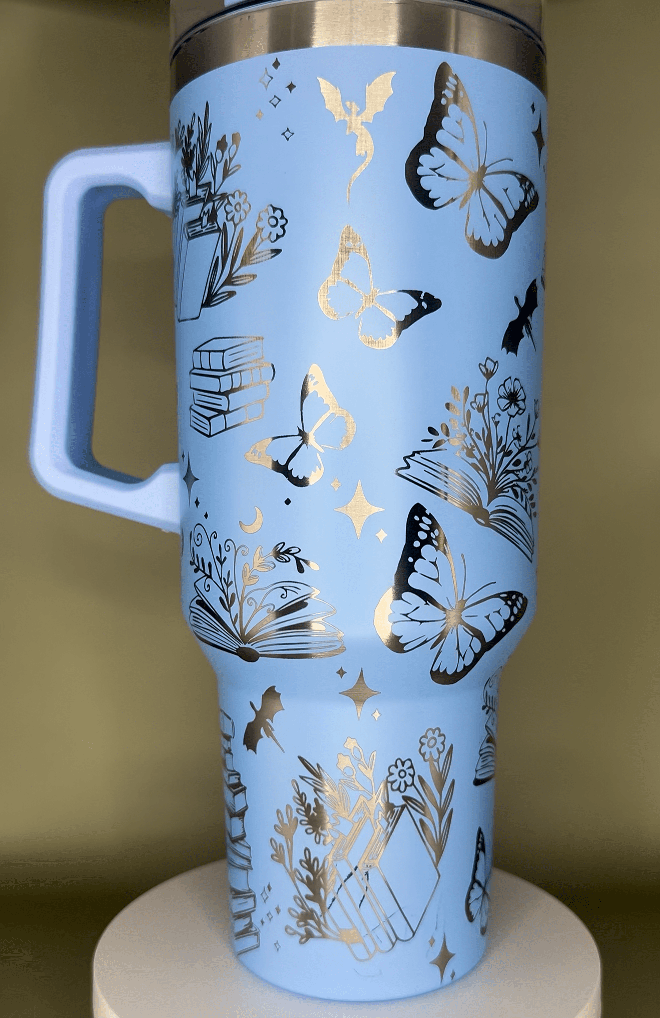 40oz Personalised Laser Engraved Tumblers – custom engraved gift by Kiwi Creations